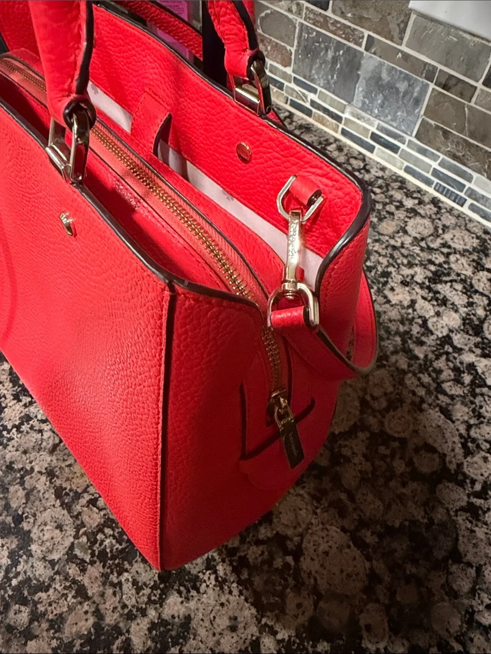 kate spade bright red